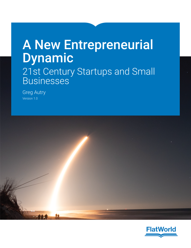 Cover of A New Entrepreneurial Dynamic: 21st Century Startups and Small Businesses v1.0