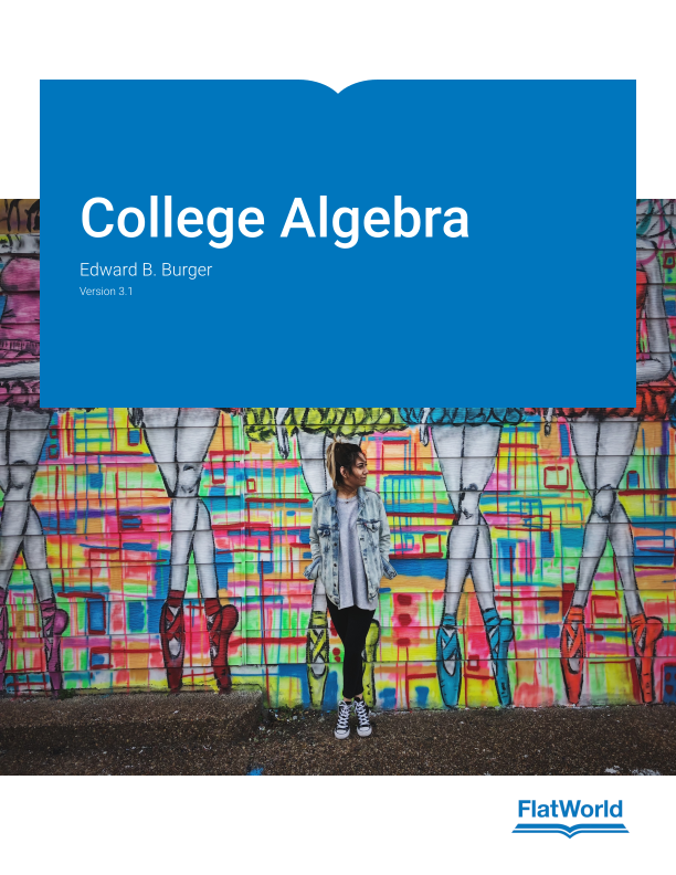 Cover of College Algebra v3.1