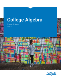 Cover of College Algebra v3.1