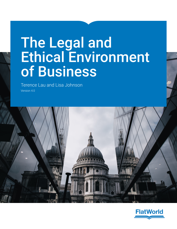 Cover of The Legal and Ethical Environment of Business v4.0