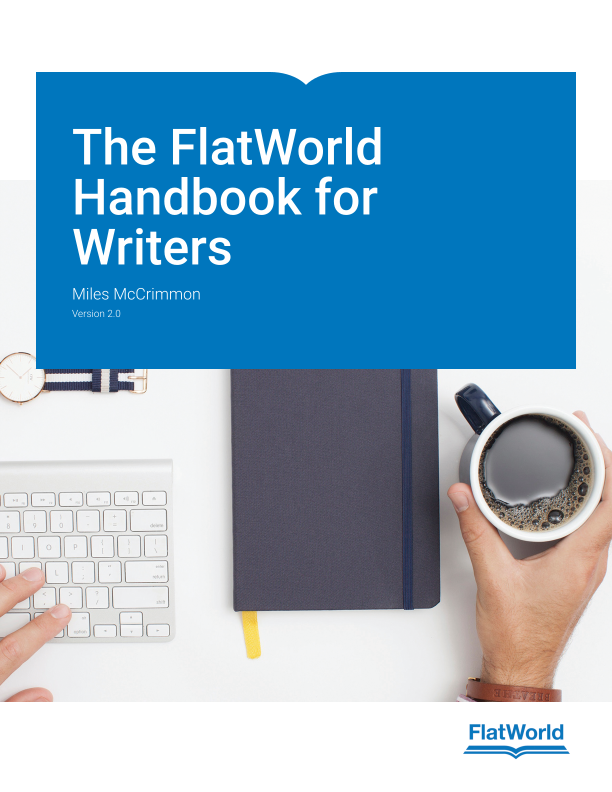 Cover of The FlatWorld Handbook for Writers v2.0
