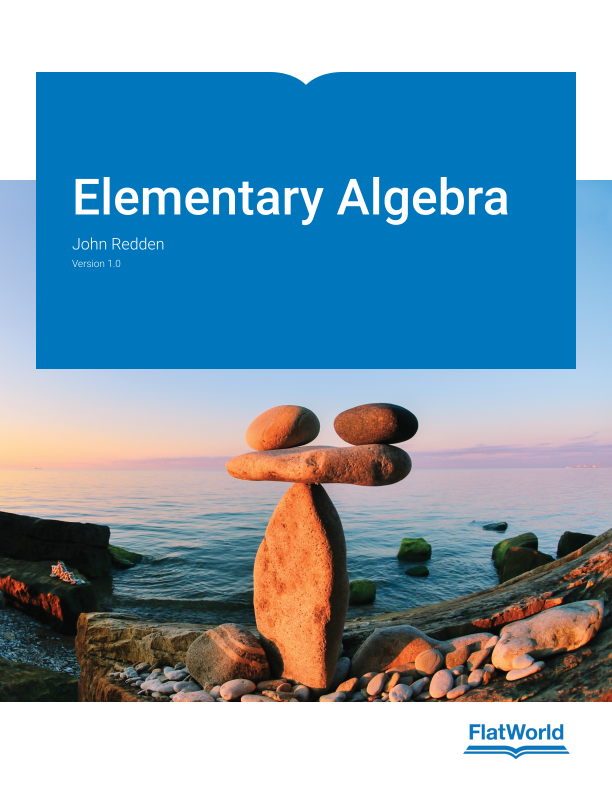 Cover of Elementary Algebra v1.0