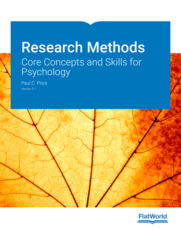 Cover of Research Methods: Core Concepts and Skills for Psychology  v2.1
