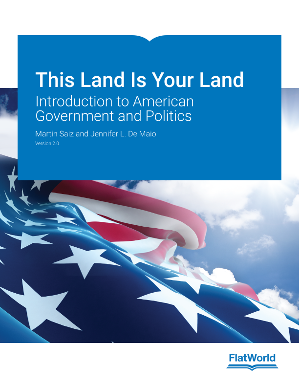 Cover of This Land Is Your Land: Introduction to American Government and Politics v2.0